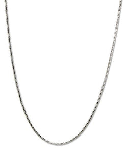 18" Hammered Cable Chain